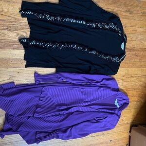 MISOOK 2 pc bundle lot WOMENS jacket cardigan size medium 8 10